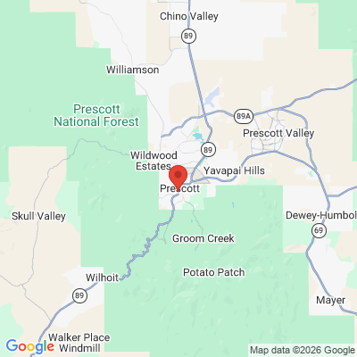 Map to  office in Prescott, AZ