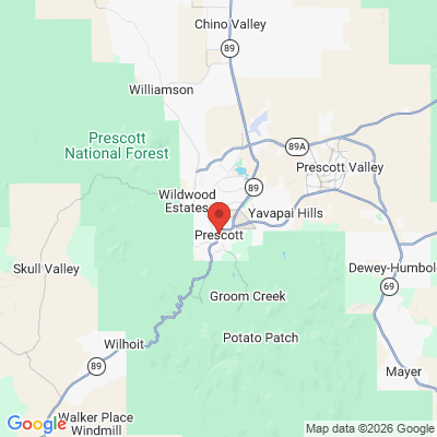 Map to  office in Prescott, AZ