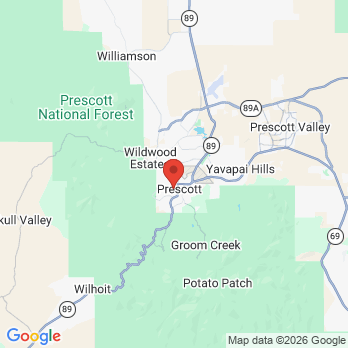 Map to Leon L Wachtel DDS office in Prescott, AZ
