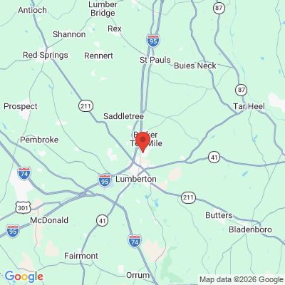 Map to  office in Lumberton, NC