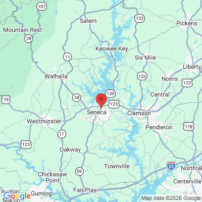 Map to  office in Seneca, SC