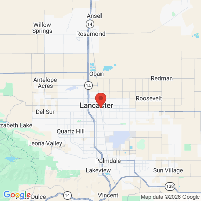 Map to  office in Lancaster, CA
