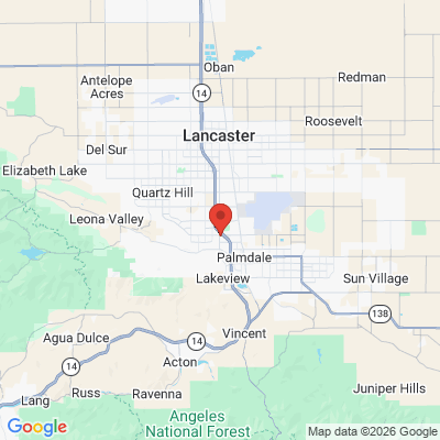 Map to  office in Palmdale, CA