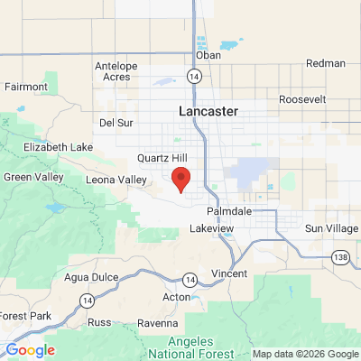 Map to  office in Palmdale, CA