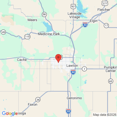 Map to  office in Lawton, OK