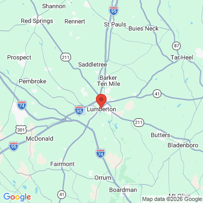 Map to  office in Lumberton