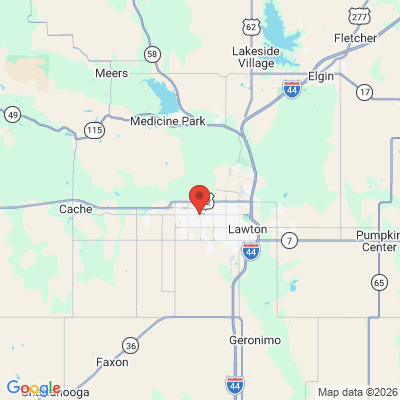 Map to  office in Lawton, OK