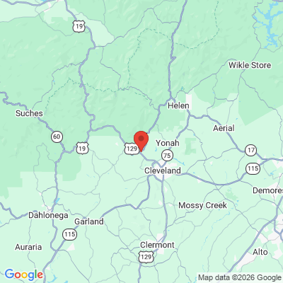 Map to  office in Cleveland, GA