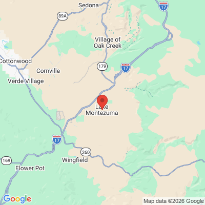 Map to  office in Rimrock, AZ