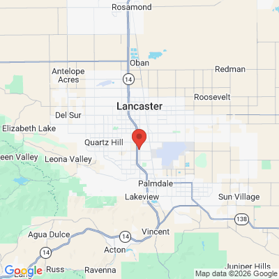 Map to  office in Palmdale, CA