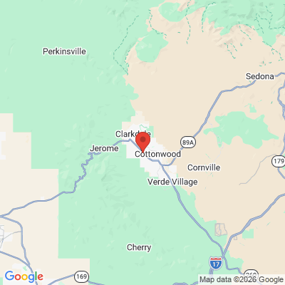 Map to  office in Cottonwood, AZ