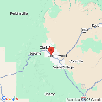 Map to AROUND THE MOUNTAIN PEDIATRIC DENTISTRY office in Cottonwood, AZ