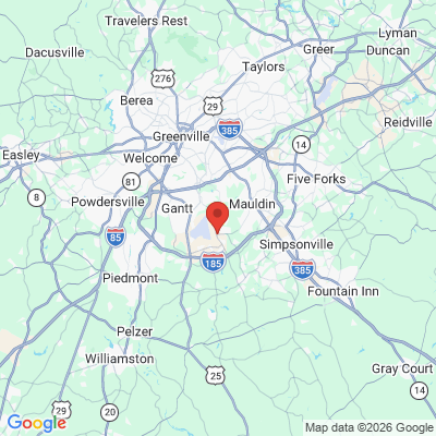 Map to  office in Mauldin, SC
