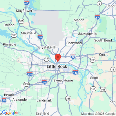 Map to  office in North Little Rock, AR