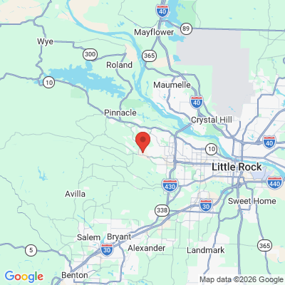 Map to  office in Little Rock, AR