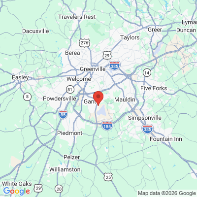 Map to  office in Greenville, SC