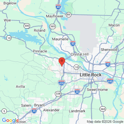Map to  office in Little Rock, AR