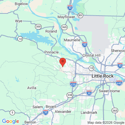 Map to  office in Little Rock, AR