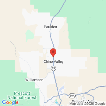 Map to Horizon Dental Group office in Chino Valley, AZ