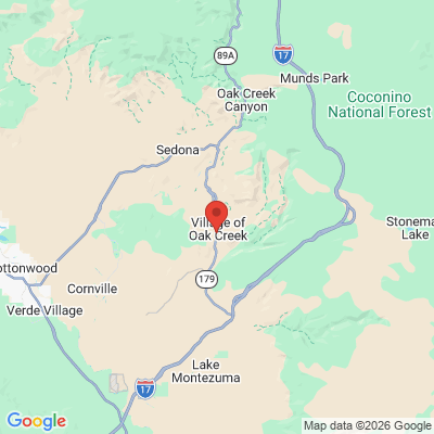 Map to  office in Sedona