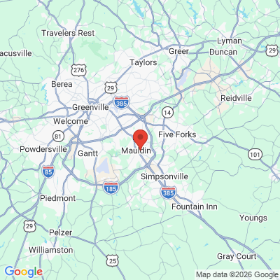 Map to  office in Mauldin, SC