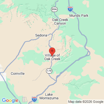 Map to Village Dentistry office in Sedona, AZ