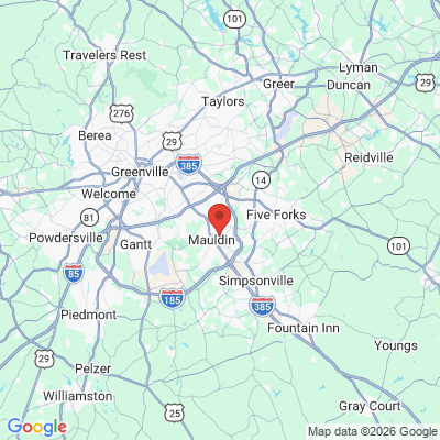 Map to  office in Mauldin, SC