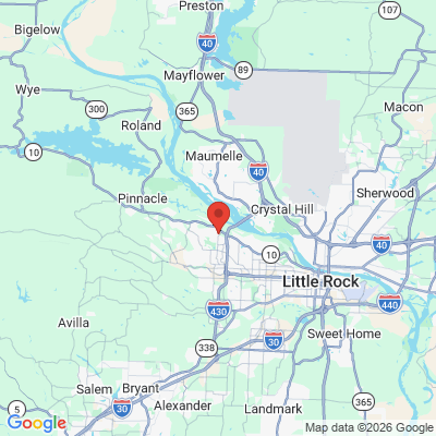 Map to  office in Little Rock, AR
