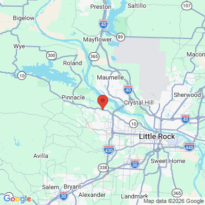 Map to  office in Little Rock, AR