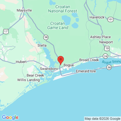 Map to  office in Cape Carteret, NC