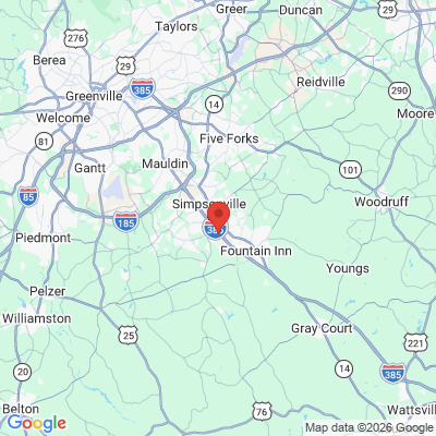 Map to  office in Simpsonville, SC
