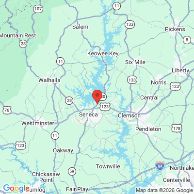 Map to  office in Seneca, SC