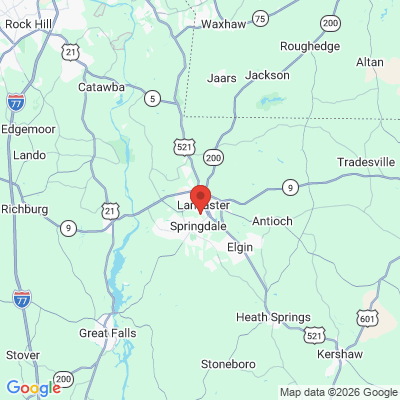 Map to  office in Lancaster, SC