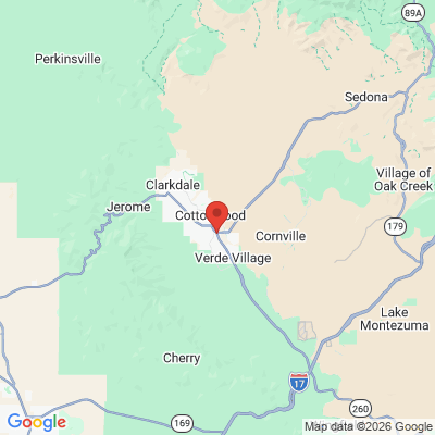 Map to  office in Cottonwood, AZ