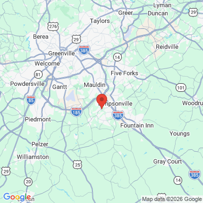 Map to  office in Simpsonville, SC