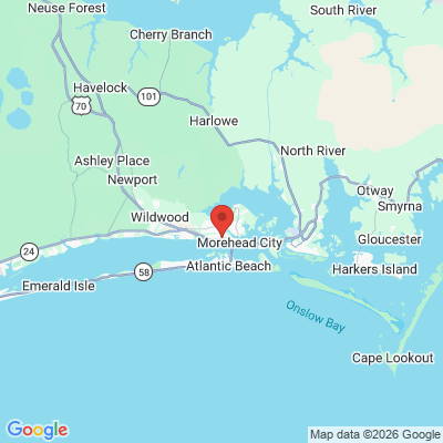 Map to  office in Morehead City, NC