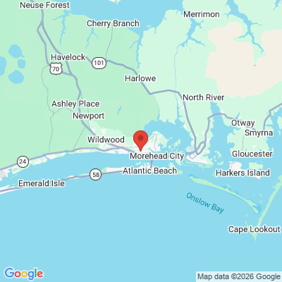 Map to  office in Morehead City, NC