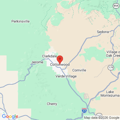 Map to  office in Cottonwood, AZ