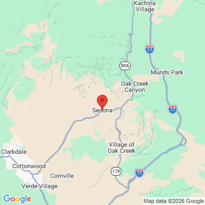 Map to  office in Sedona, Yavapai County