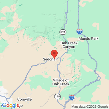Map to Sedona Smiles office in Sedona, AZ