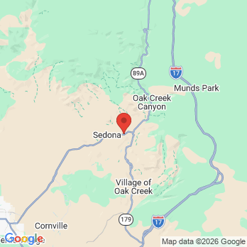 Map to AZ Dentist office in Sedona, AZ