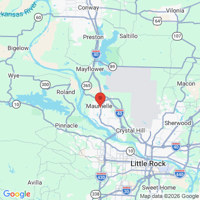 Map to  office in Maumelle, AR