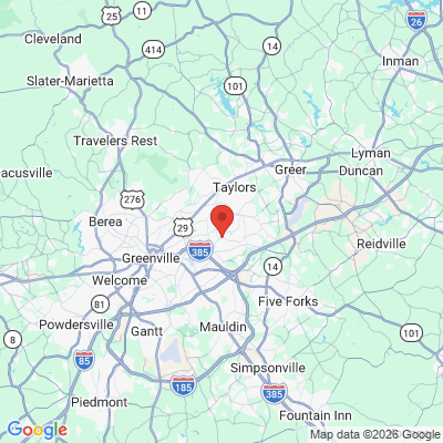 Map to  office in Greenville, SC