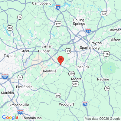 Map to  office in Moore, SC