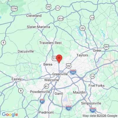 Map to  office in Greenville, SC
