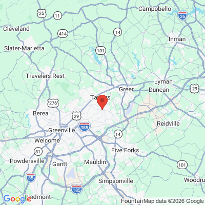 Map to  office in Greer, SC
