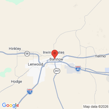 Map to Dr Chang's Dental office in Barstow, CA