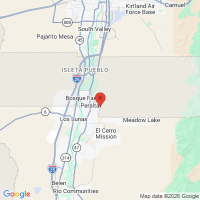 Map to  office in Peralta, NM