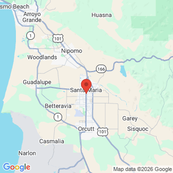 Map to Park Avenue Smiles office in Santa Maria, CA