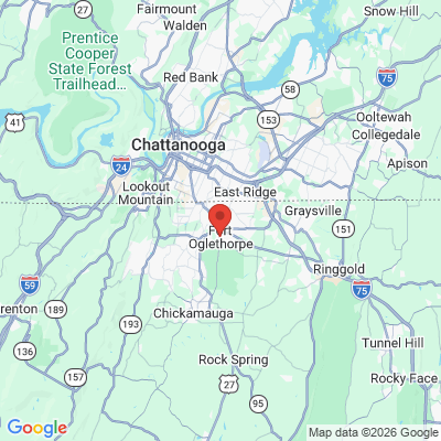 Map to  office in Fort Oglethorpe, GA